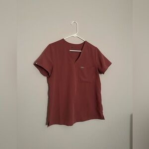 women’s figs scrub top